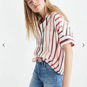 Madewell Courier Shirt in Lorelei Stripe